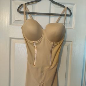 Shapewear Bodysuit - Removable/Convertible Straps - Size 38D